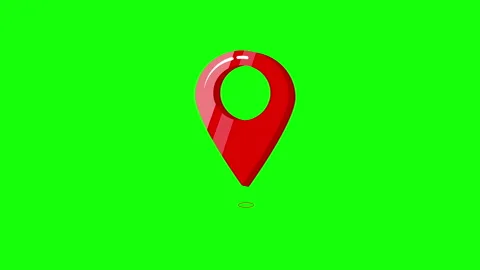 Location Flat Icon V2 스톡 동영상 170185374