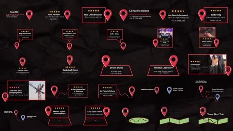 Location Icon || After Effects After Effects stock
