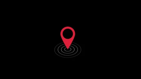 Location icon animated video Stock Footage 290420081