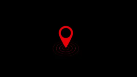 Location icon animated video Stock Footage 290420100
