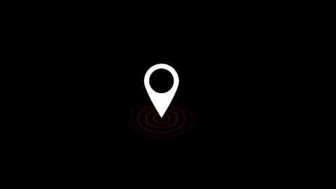 Location icon animated video Stock Footage 290420109