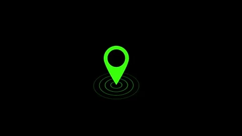 Location icon animated video Stock Footage 290420143