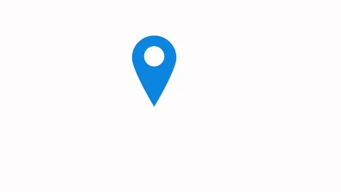 Location icon animated video Stock Footage 294697356
