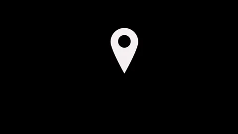 Location icon animated video Stock Footage 294697517