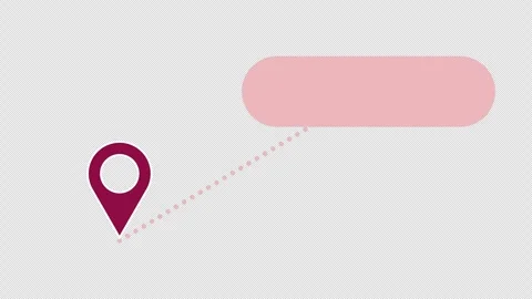 Location Icon Animation With Call Out Video Stock Footage 293056088