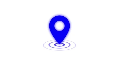 Location icon animation concept on background .looping animation Stock Footage 303553549