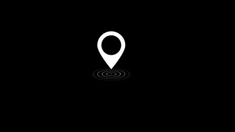 Location icon animation Video stock 282554761