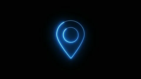 Location icon Video stock 228902170