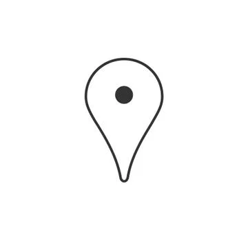Location icon, gps marker linear icon Stock Illustration
