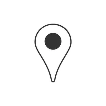 Location icon, gps marker linear icon Stock Illustration