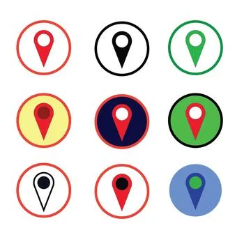 Location icon Stock Illustration