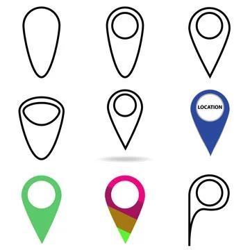Location icon 스톡 일러스트