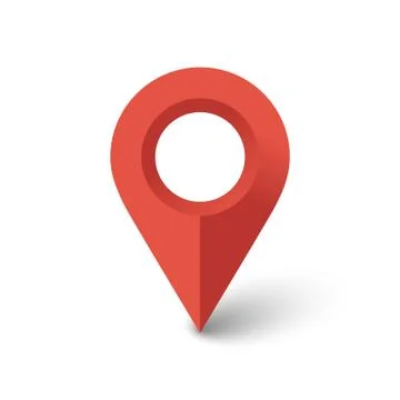 Location icon isolated on white background. Vector illustration. Stock Illustration
