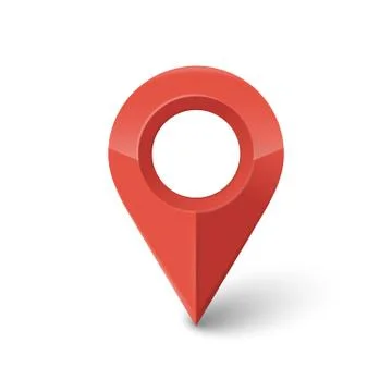 Location icon isolated on white background. Vector illustration. Stock Illustration