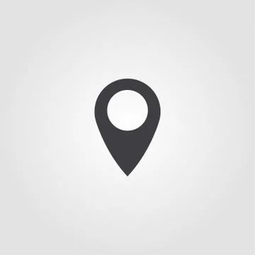 Location icon. Simple element illustration. Location pixel perfect icon design Stock Illustration
