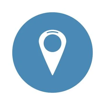 Location Icon Vector flat design style Stock Illustration