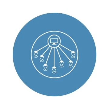 Location Icon Vector flat design style Stock Illustration