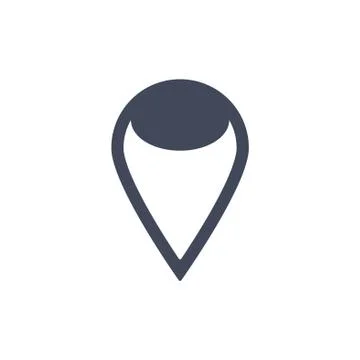 Location Icon Vector flat design style Stock Illustration