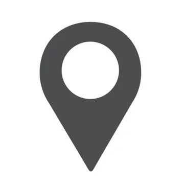 Location Icon Vector flat design style Stock Illustration