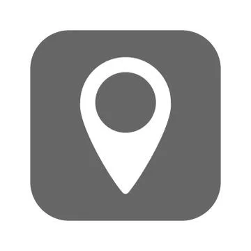 Location icon vector. Illustrazione stock