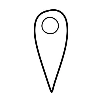 Location icon Vector Illustration logo Template. Isolated on white background Stock Illustration