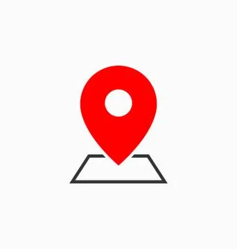 Location icon vector sign Stock Illustration