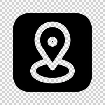 Location icon on a white background. Vector illustration. Eps 10. Stock Illustration