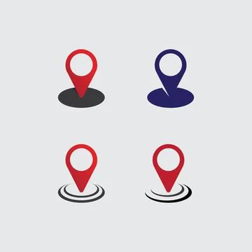 Location icon,Map logo for maps google maps, sign, route, position, symbol .. 스톡 일러스트