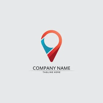 Location icon,Map logo for maps google maps, sign, route, position, symbol .. Stock Illustration