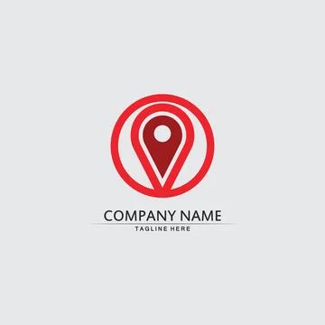 Location icon,Map logo for maps google maps, sign, route, position, symbol .. Illustrazione stock