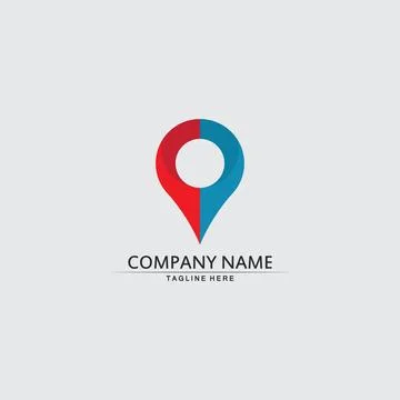 Location icon,Map logo for maps google maps, sign, route, position, symbol .. Illustrazione stock