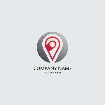 Location icon,Map logo for maps google maps, sign, route, position, symbol .. Illustrazione stock