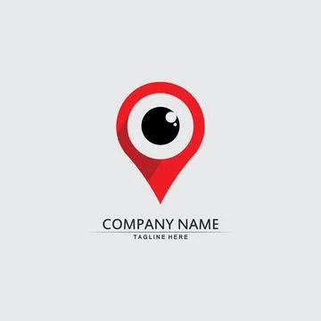 Location icon,Map logo for maps google maps, sign, route, position, symbol .. Illustrazione stock
