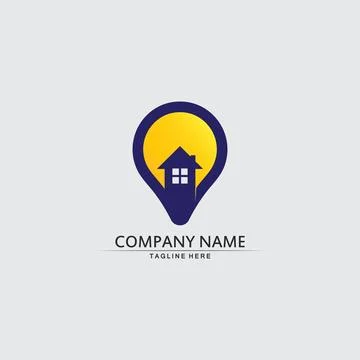 Location icon,Map logo for maps google maps, sign, route, position, symbol .. Illustrazione stock