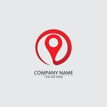 Location icon,Map logo for maps google maps, sign, route, position, symbol .. Illustrazione stock