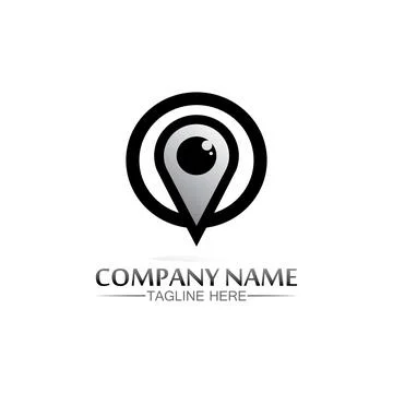 Location icon,Map logo for maps google maps, sign, route, position, symbol .. Stock Illustration