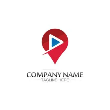 Location icon,Map logo for maps google maps, sign, route, position, symbol .. Illustrazione stock