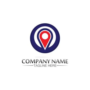 Location icon,Map logo for maps google maps, sign, route, position, symbol .. Stock Illustration