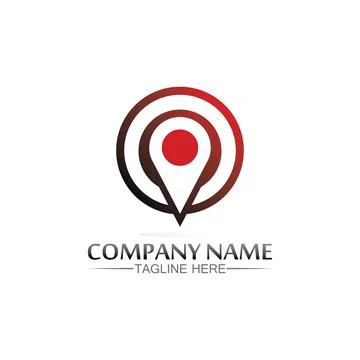 Location icon,Map logo for maps google maps, sign, route, position, symbol .. Stock Illustration