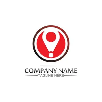 Location icon,Map logo for maps google maps, sign, route, position, symbol .. Illustrazione stock