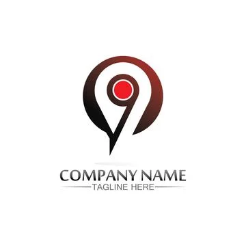 Location icon,Map logo for maps google maps, sign, route, position, symbol .. Illustrazione stock