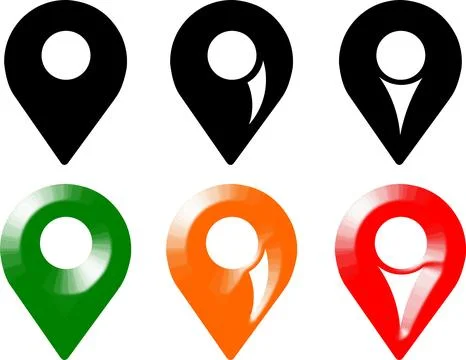 Location Stock Illustration