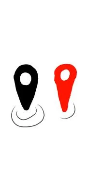 Location illustration Illustrazione stock