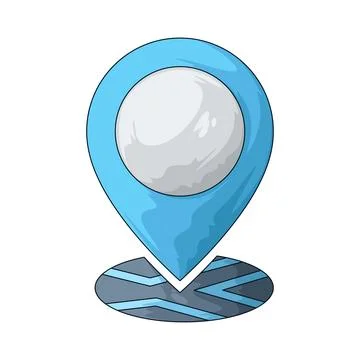 Location illustration Stock Illustration