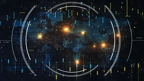 Location Map Finder Stock Footage 295705440