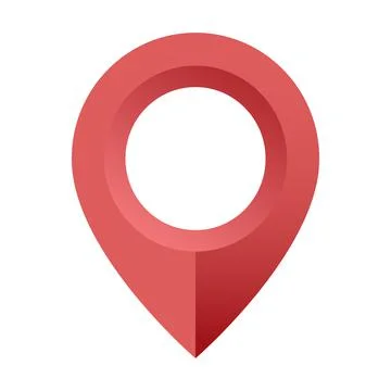 Location map icon vector, gps pointer mark for graphic design, logo, web site Stock-Illustration