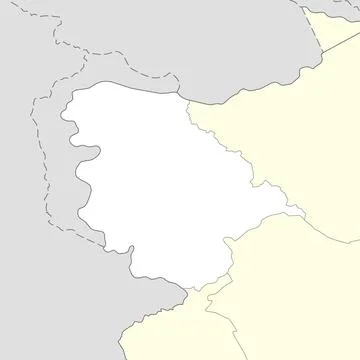 Location map of Jammu and Kashmir is a state of India Stock Illustration