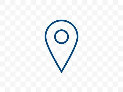 Location, map marker icon. Vector illustration, flat design. Stock Illustration