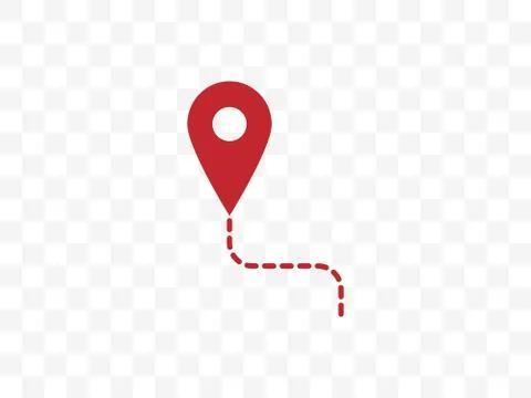 Location, map marker icon. Vector illustration, flat design. Stock Illustration