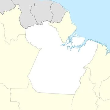 Location map of Para is a state of Brazil イラスト素材